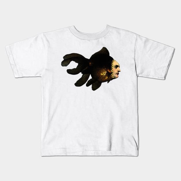 Flying Lord Byron Kids T-Shirt by Loveday101